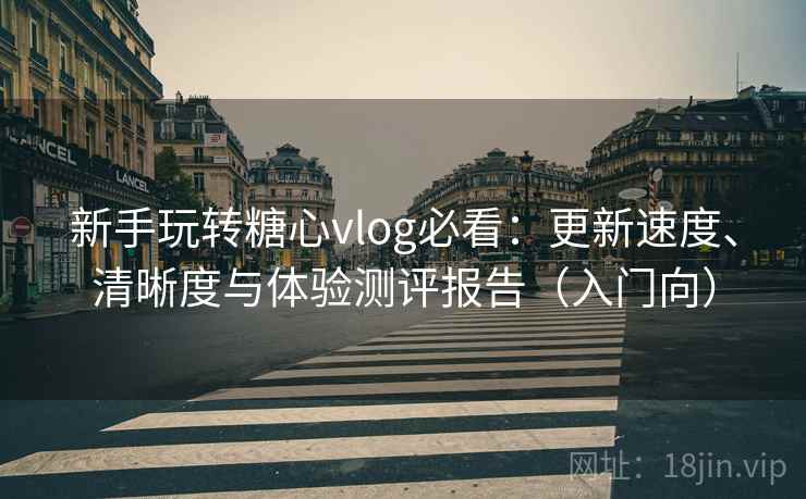 新手玩转糖心vlog必看：更新速度、清晰度与体验测评报告（入门向）