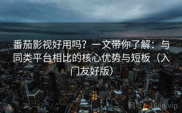 番茄影视好用吗？一文带你了解：与同类平台相比的核心优势与短板（入门友好版）