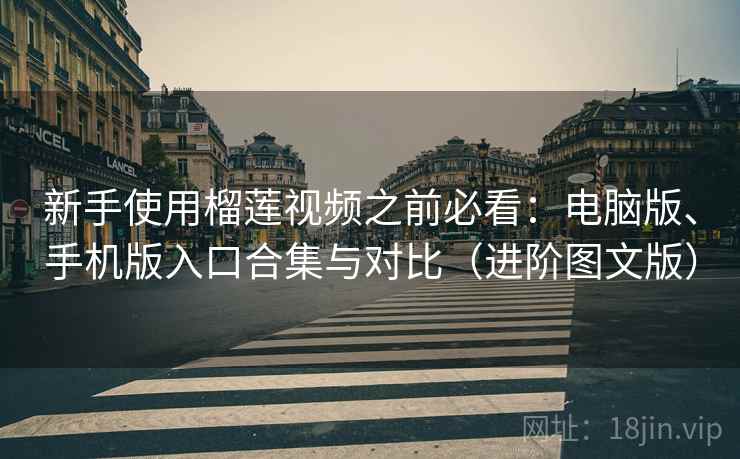 新手使用榴莲视频之前必看：电脑版、手机版入口合集与对比（进阶图文版）