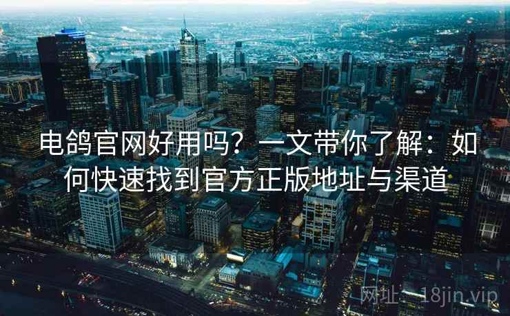 电鸽官网好用吗？一文带你了解：如何快速找到官方正版地址与渠道