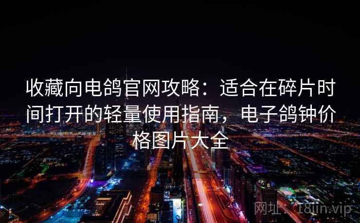 收藏向电鸽官网攻略：适合在碎片时间打开的轻量使用指南，电子鸽钟价格图片大全