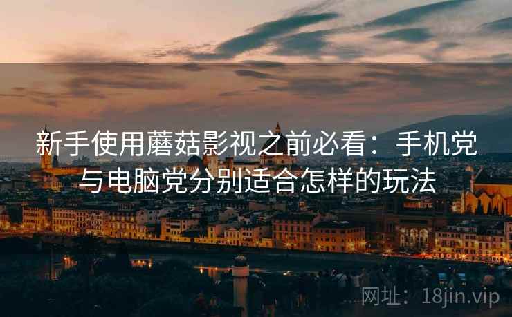 新手使用蘑菇影视之前必看：手机党与电脑党分别适合怎样的玩法